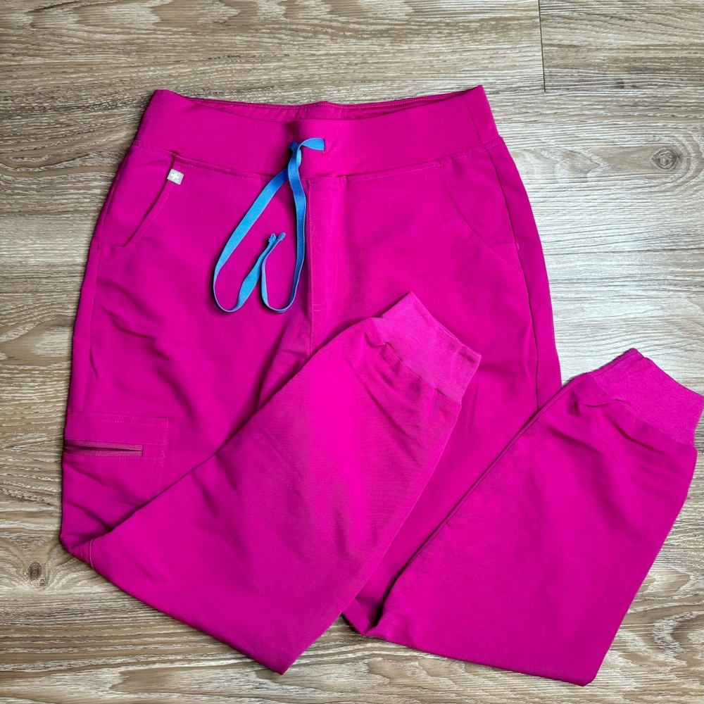 Figs Zamora High Waisted Jogger- Raspberry Sorbet MP 🍧💘